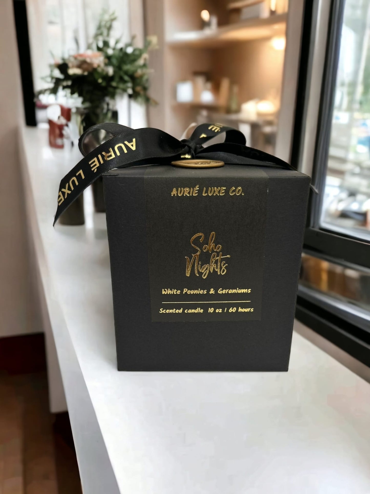 White Peony Scented Candle