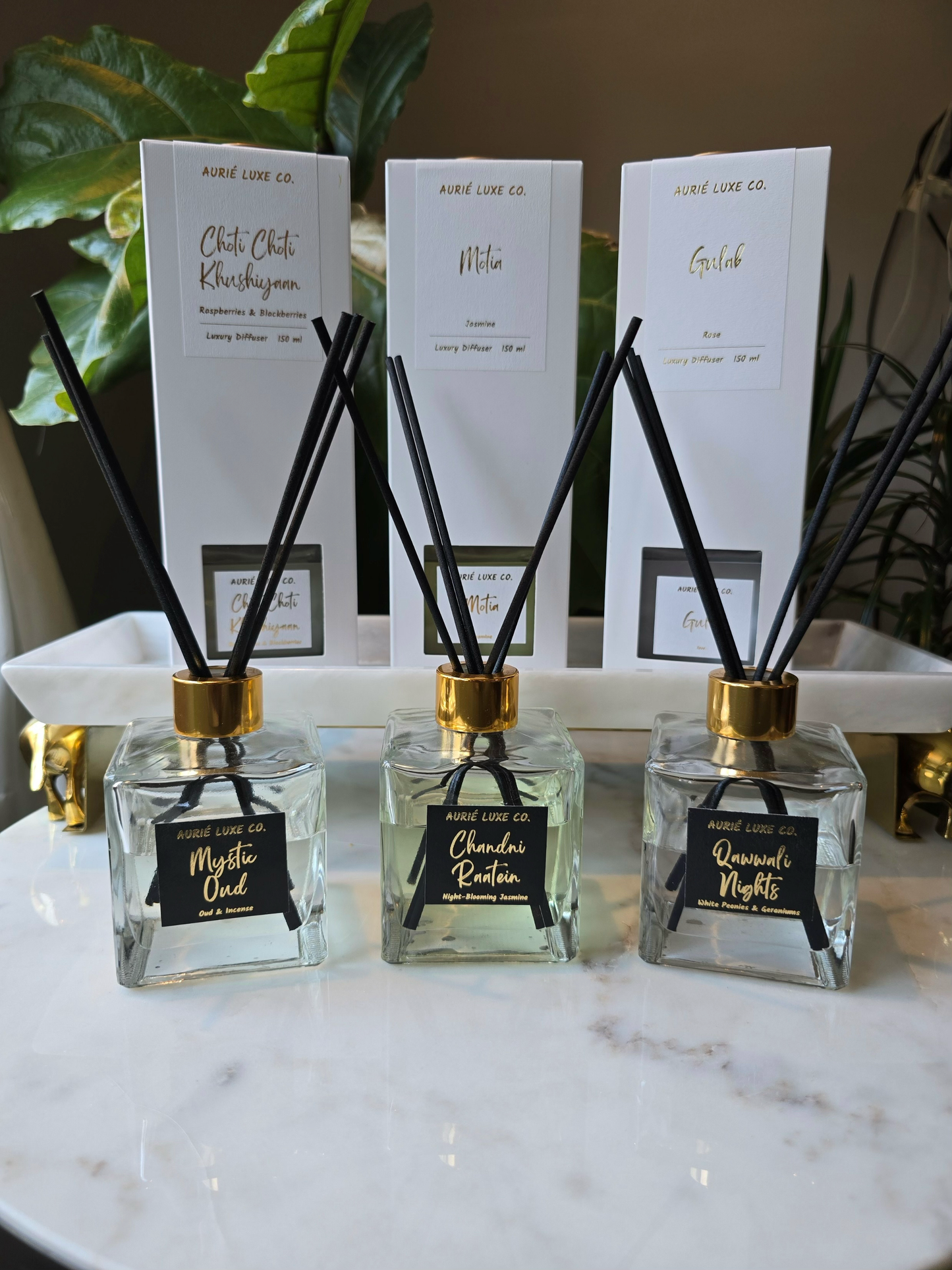 Reed Diffuser Collection: Three Scents, One Essence