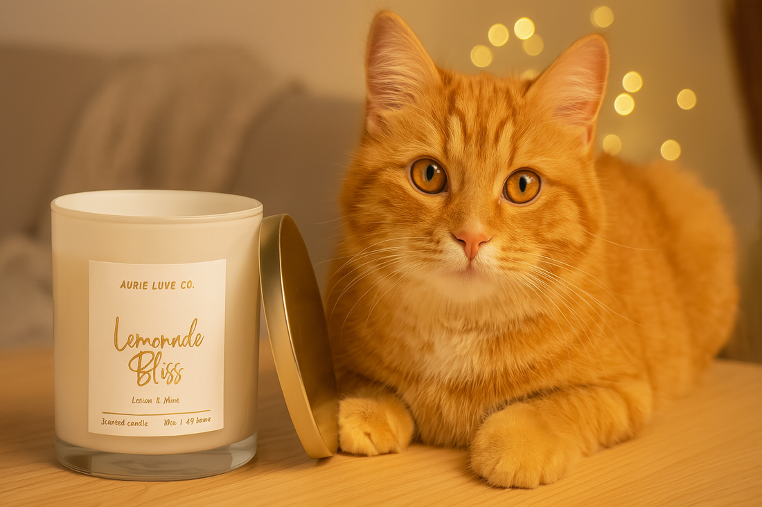 What Candle Scents Are Safe for Cats? Aurié Luxe Co. Has the Answer