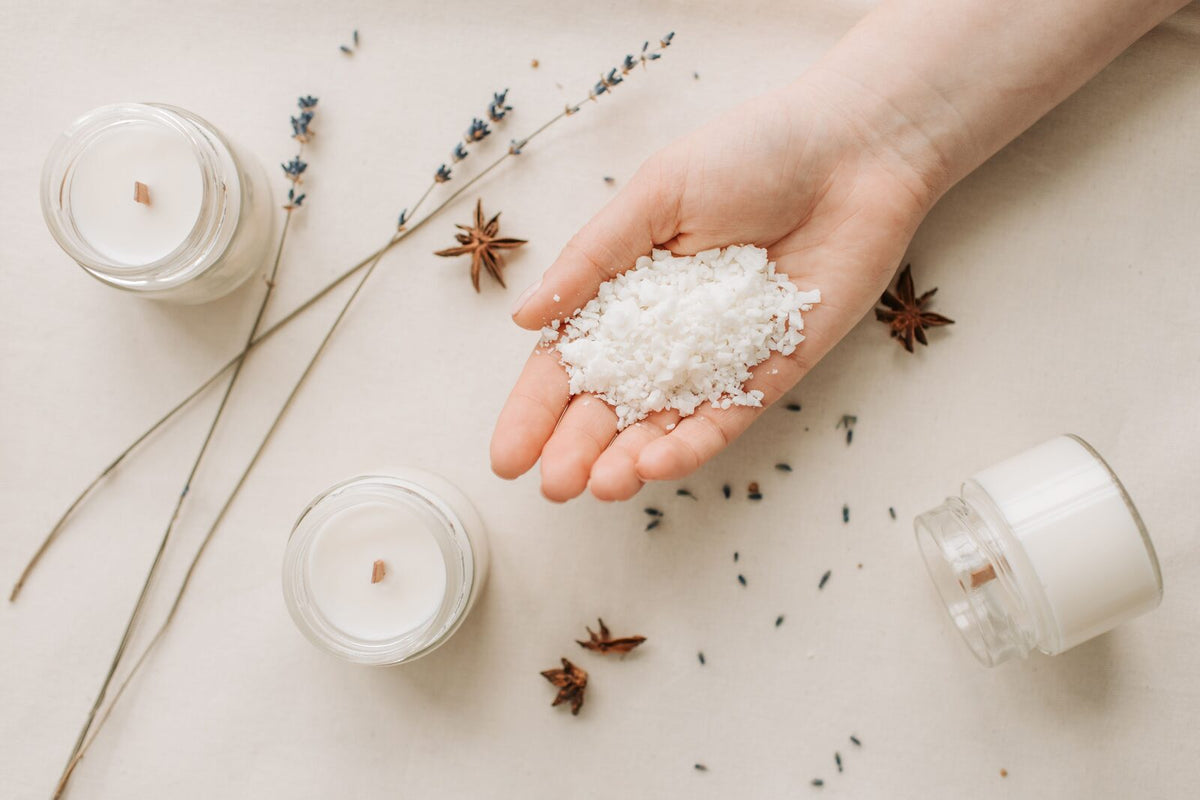 Soy wax and diffuser oils styled